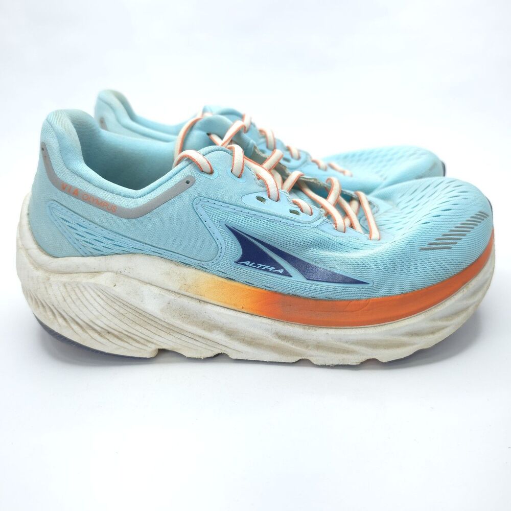 Altra Via Olympus Womens Blue Running Training Shoes US 7.5 EU 38.5 AL0A82CR444